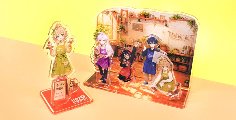 新製品ジオラマアクリルスタンド登場｜世界観を飾る推し活アクスタ