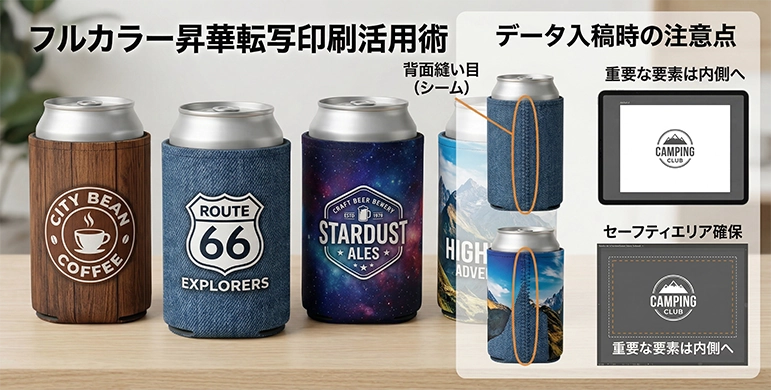 スタビーホルダー(缶ビール保冷カバー)の製作 HOTMOBILYオリジナルグッズ