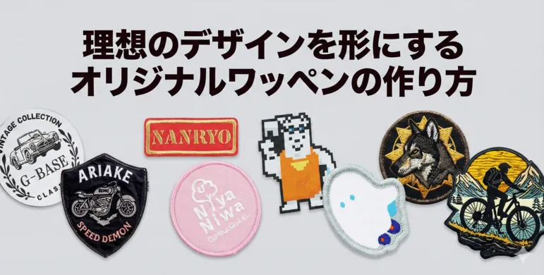 ワッペンデザイン・依頼用 オリジナルワッペン製作|短納期&大ロットが超お
