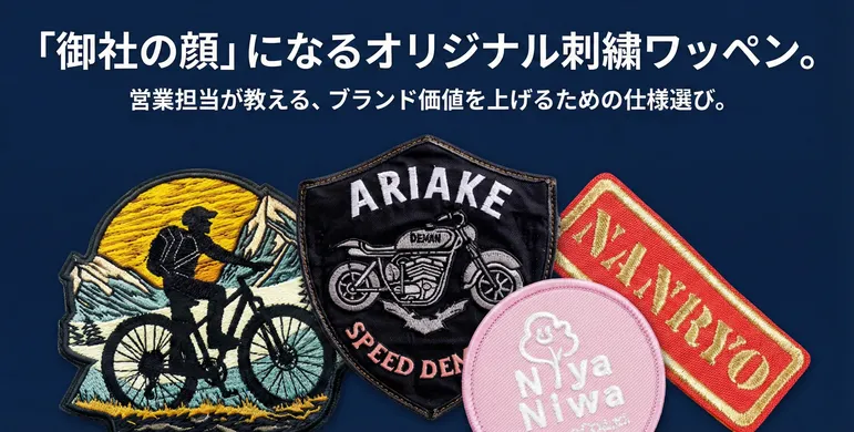 オリジナルワッペン製作|短納期&大ロットが超お得！フルカラー可