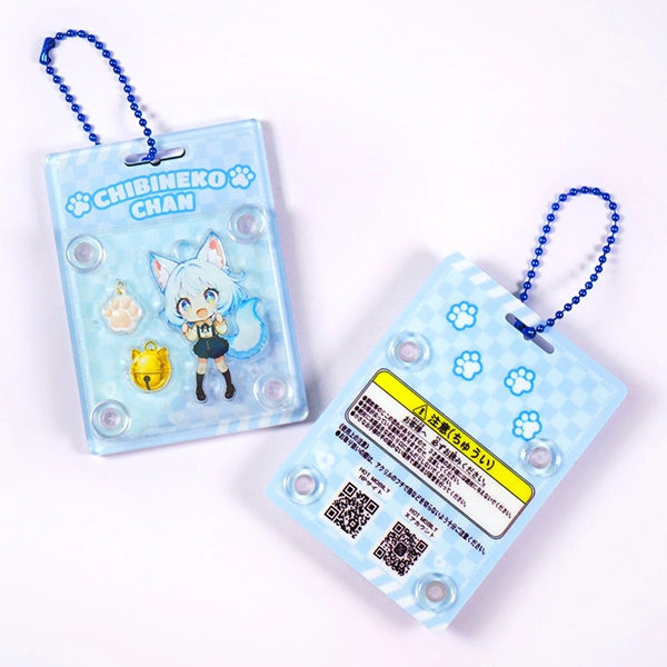 シャカシャカアクリルキーホルダーのパーツ