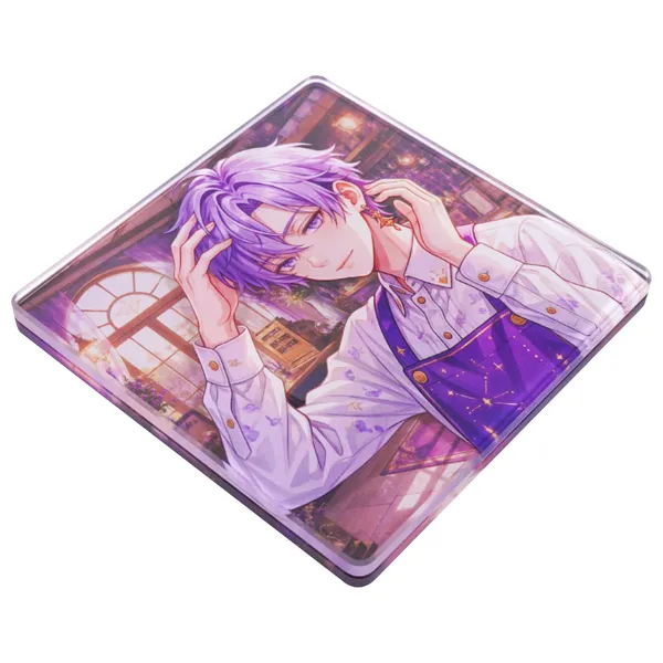 イケメンキャラのレイヤードアクリルマグネット