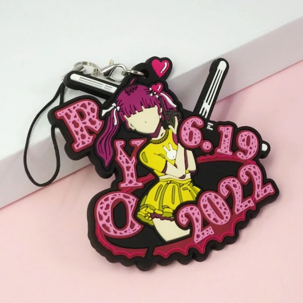 オリジナルラバーストラップが小ロット1個から、短納期で製作できます オリジナルラバーストラップが小ロット1個から、短納期で製作できます